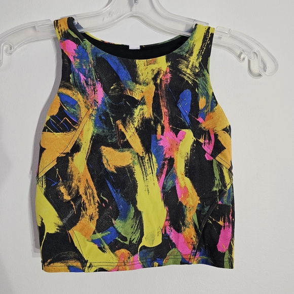 Lululemon Invigorate Training Tank Top Size 4 Undertone Black Multi - Picture 4 of 9